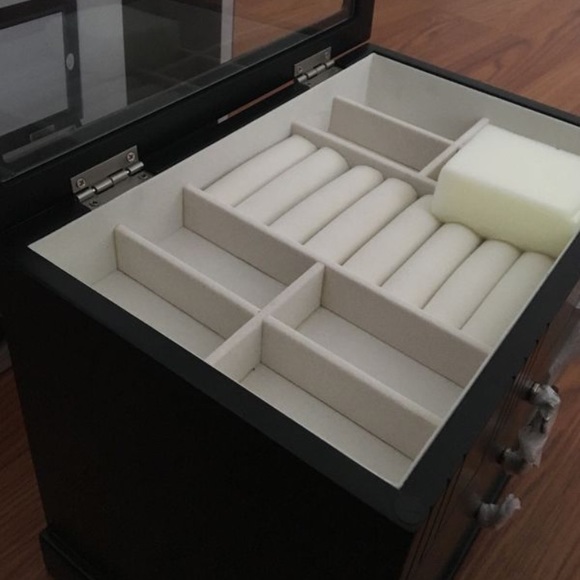 Jewelry Glass Top Jewelry Box Poshmark